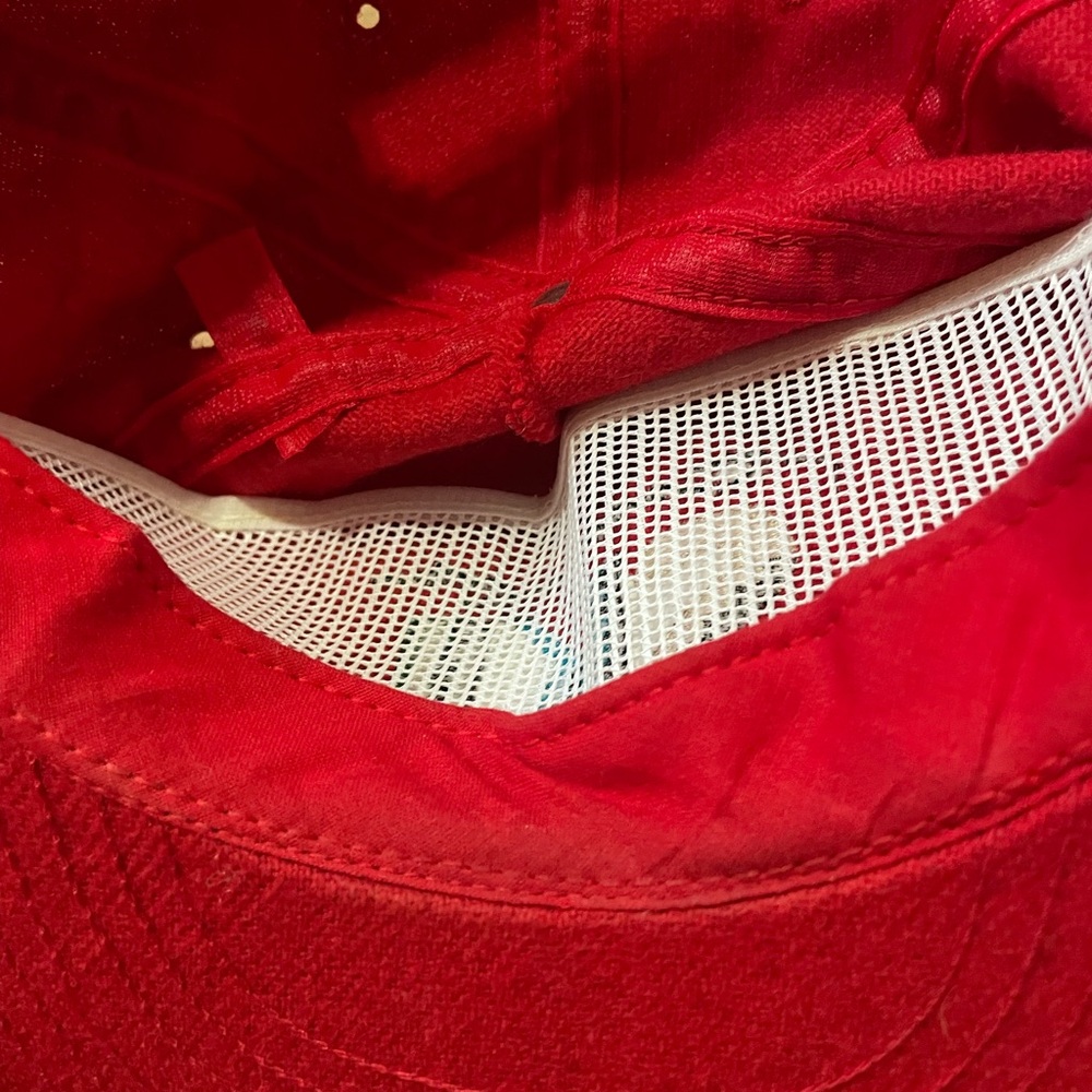 VTG Red Ski Timberline Cap OS - Picture 5 of 7